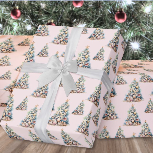Papel De Regalo Beach Christmas (Beach Christmas Wrapping Paper )
