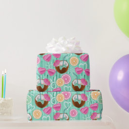 Papel De Regalo Beach Summer Pattern 