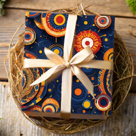 Papel De Regalo Beadwork Tribal Ankara Dots Regalos Africanos Amer