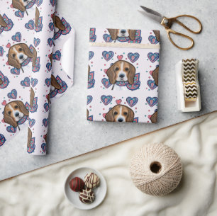 Papel De Regalo Beagle