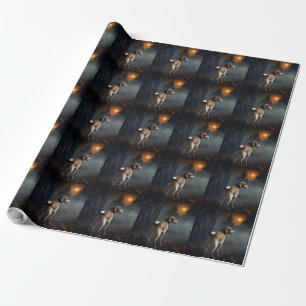 Papel De Regalo Beagle Halloween Espantoso