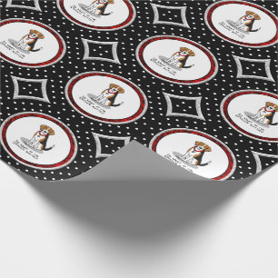 Papel De Regalo Beagle podrido podrido (tricolor 3) Perro Funny