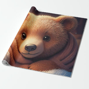 Papel De Regalo Bear Snushing