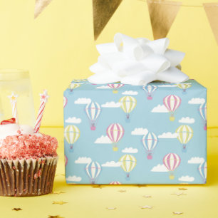 Papel De Regalo Bears & Rabbit Hot Air Balloon Day Out