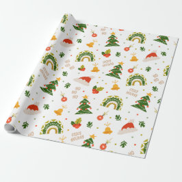 Papel De Regalo Beautiful Christmas Pattern    