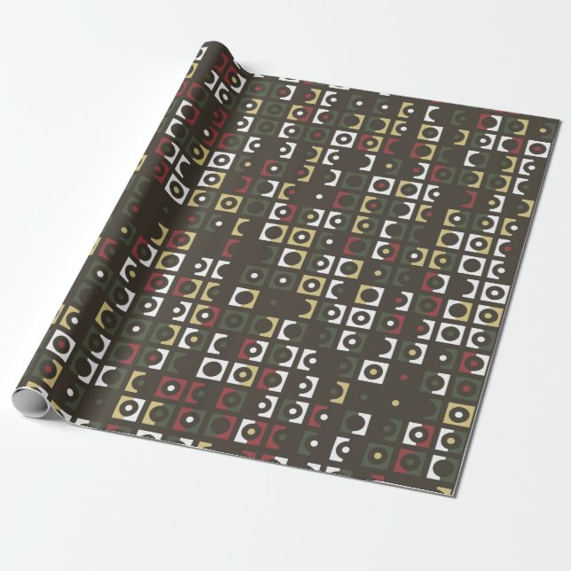 Papel De Regalo Beautiful geometric pattern design abstract, art,  (Desenrollado)