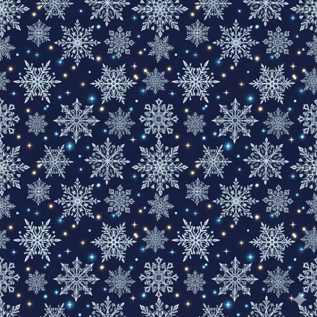 Papel De Regalo beautiful snow crystal pattern (Subido por el creador)