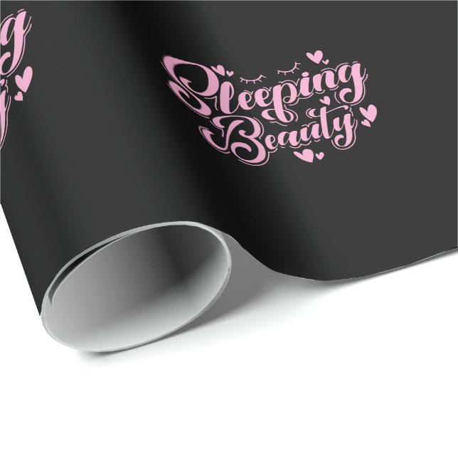 Papel De Regalo Beauty schlafen wie durmiente en el bebé (Esquina del rollo)