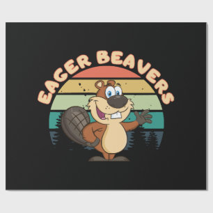Papel De Regalo Beavers entusiastas