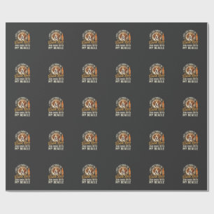 Papel De Regalo Bebe Cerveza Beagle Perro Cerveza Artesanal Botell