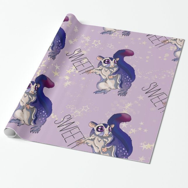 Papel De Regalo Bebé con azucarador dulce (Desenrollado)