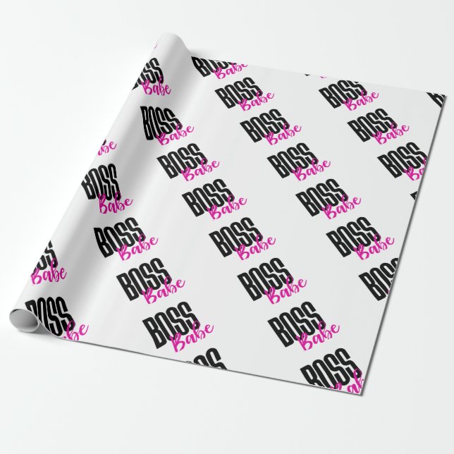 Papel De Regalo Bebé de Boss, chica Boss (Desenrollado)