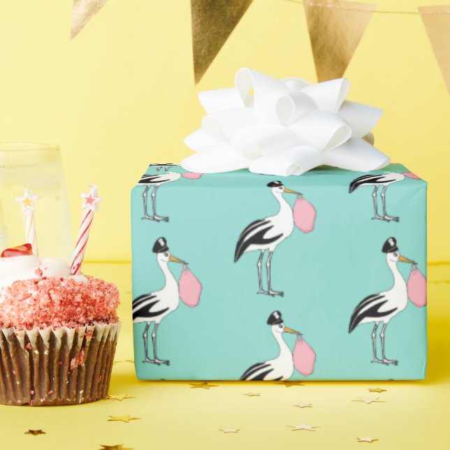 Papel De Regalo Bebé de parto especial de tormenta revelar Fiesta  (Fiesta de cumpleaños )