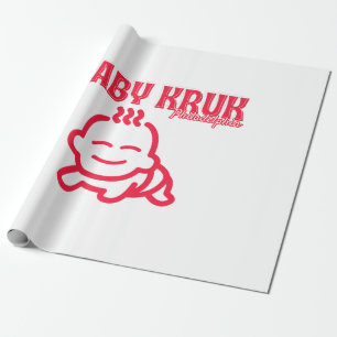 Papel De Regalo Bebé Divertido Kruk Philadelphia Premium