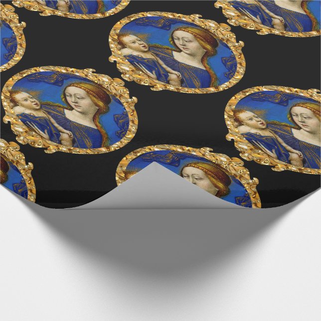 Papel De Regalo Bebé divino (madre e hijo) (Esquina)