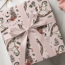 Bebé gótico del caballo rosado de Rubor de la époc