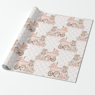 Papel De Regalo Bebé Niña
