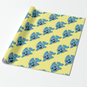 Papel De Regalo Bebé tiburón