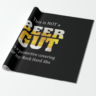 Papel De Regalo Bebedor de cerveza no un GUT de CERVEZAS Cumpleaño