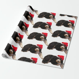 Papel De Regalo Beberdoodle festividad y lindo con sombrero de San
