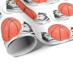 Papel De Regalo Bebés Con Baloncesto