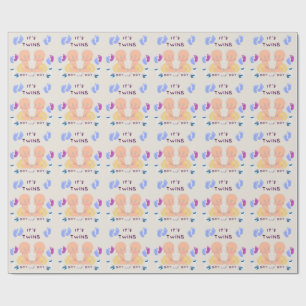 Papel De Regalo Bebés hermanos gemelos