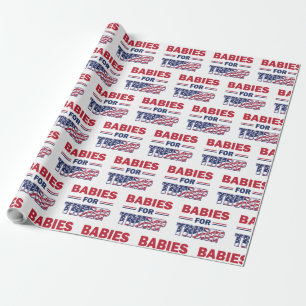 Papel De Regalo Bebés para Trump - Trump 2020