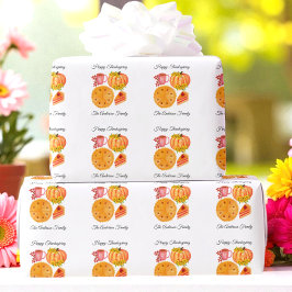 Papel De Regalo Bebida Caliente de Especias de Pastel de Calabaza
