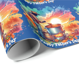 Papel De Regalo Bebidas o sin habas Chichi Cocinando Vaquero 1