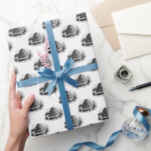 Papel De Regalo Bee Hive y Abejas #1 Vintage heráldico