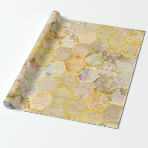 Papel De Regalo Beehive de miel de abeja de miel