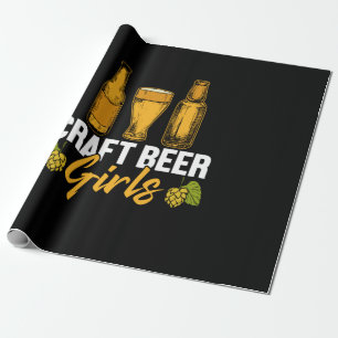 Papel De Regalo Beer Drinker Craft Beer Chicas Cumpleaños