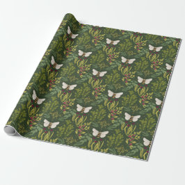 Papel De Regalo Bees and Foliage Wrapping Paper