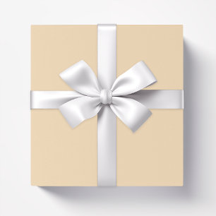 Papel De Regalo Beige de crema de vainilla sólida