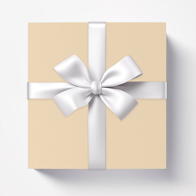 Papel De Regalo Beige de crema de vainilla sólida (Subido por el creador)