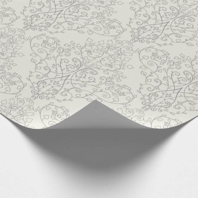 Papel De Regalo Beige elegante (Esquina)