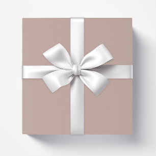 Papel De Regalo Beige rosa sucio y sólido