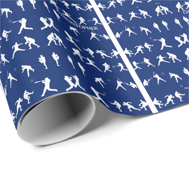 Papel De Regalo Béisbol (Esquina del rollo)