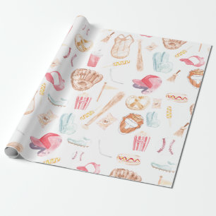 Papel De Regalo Béisbol acuático