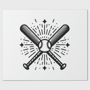 Papel De Regalo béisbol vintage
