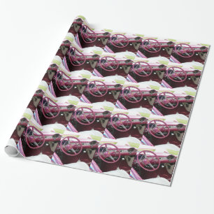 Papel De Regalo Bel Air púrpura de Chevy