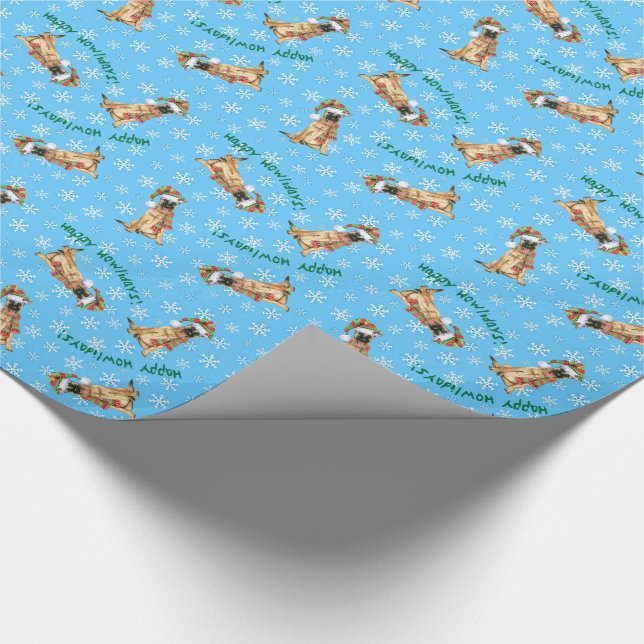 Papel De Regalo Belga feliz Malinois de Howlidays (Esquina)