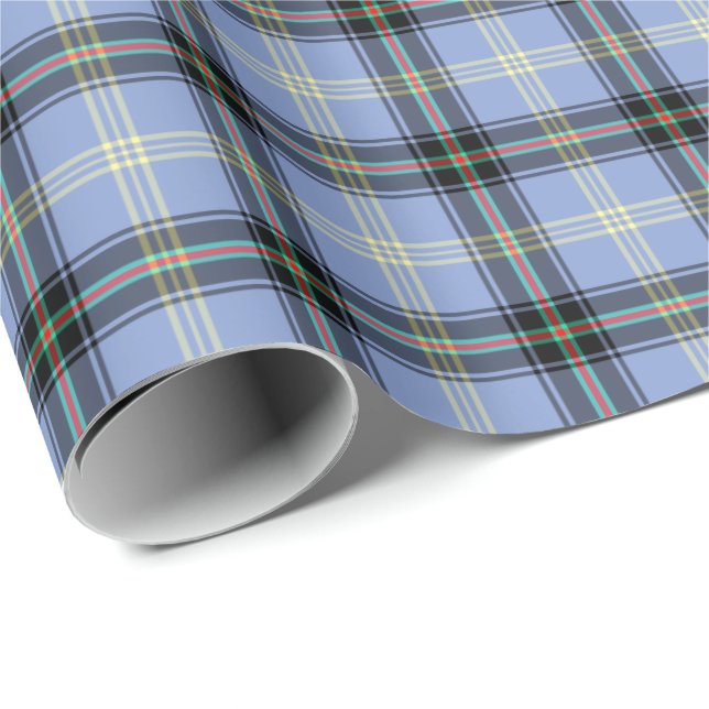 Papel De Regalo Bell Clan Tartan (Esquina del rollo)