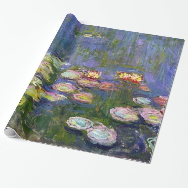 Papel De Regalo Bella Artes Monet Water Lilies (1916) (Desenrollado)