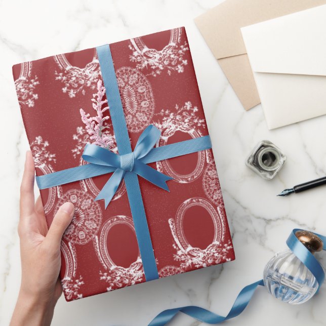 Papel De Regalo Bella Borgoña (Regalar)