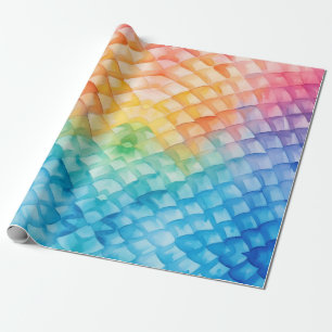 Papel De Regalo Bellas naturalezas inspiradas en el arcoiris