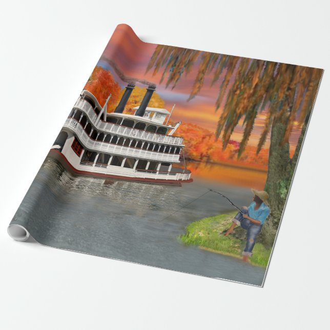 Papel De Regalo Belle del Bayou (Desenrollado)