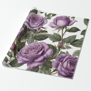 Papel De Regalo "Belleza eterna: Rosas de la época de la provincia