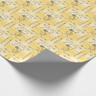 Papel De Regalo Belleza flotante: Rollo de enrollamiento de regalo
