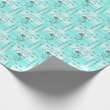 Belleza flotante: Rollo de regalo de arte de la lí